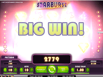 Игровой слот Starburst